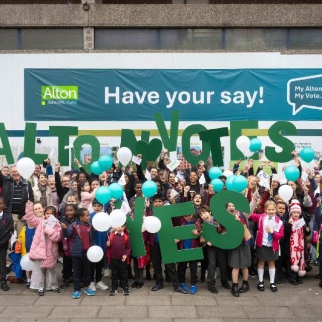 Alton estate says Yes to better future in ground-breaking ballot