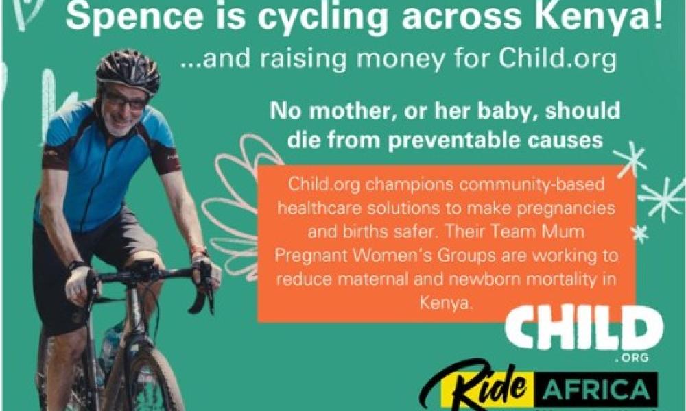 Spencer Barnshaw is raising money for Child.org International
